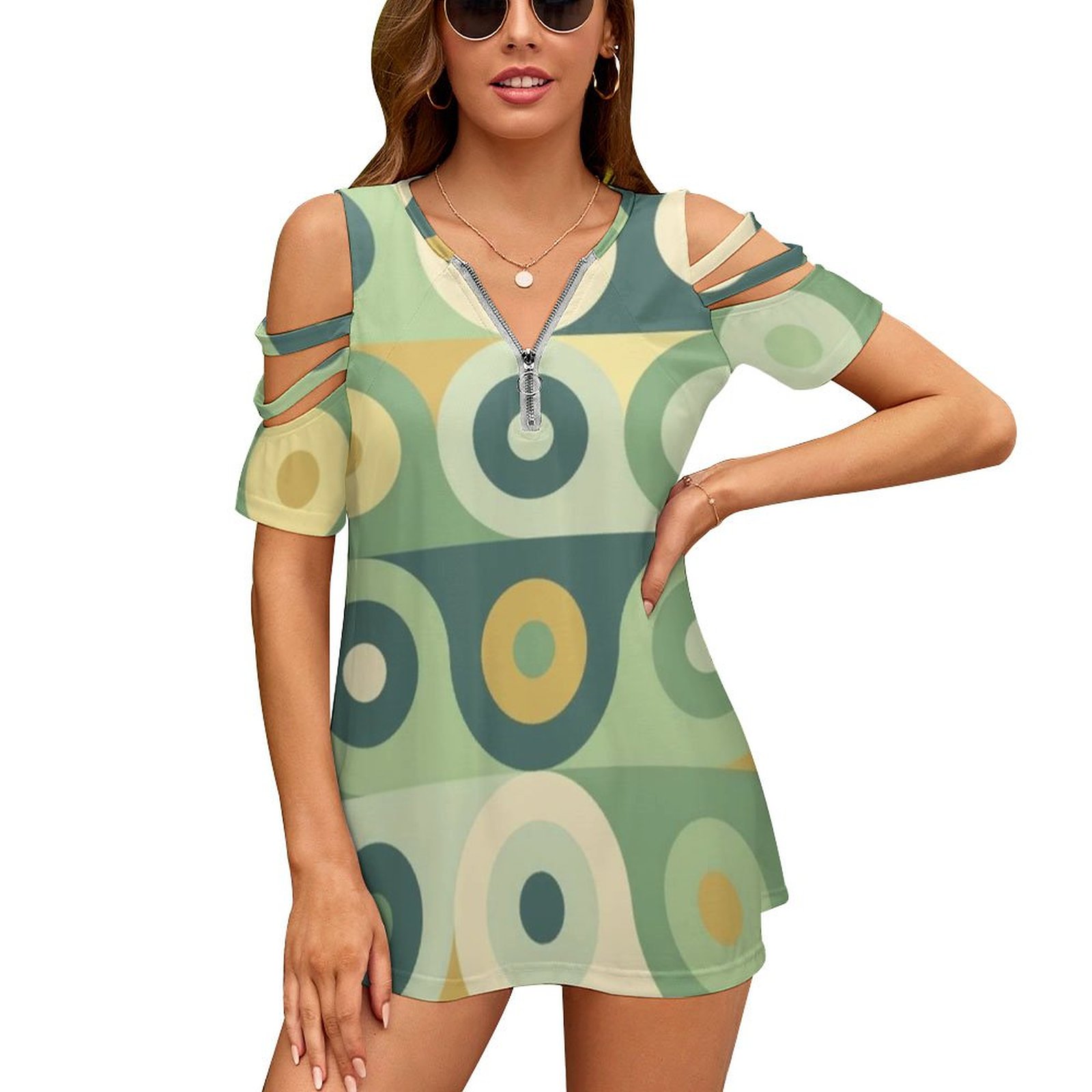 Women'S Fashion Of The 70S - Groovy 70's Patroon Vrouwen Rits Verschillende