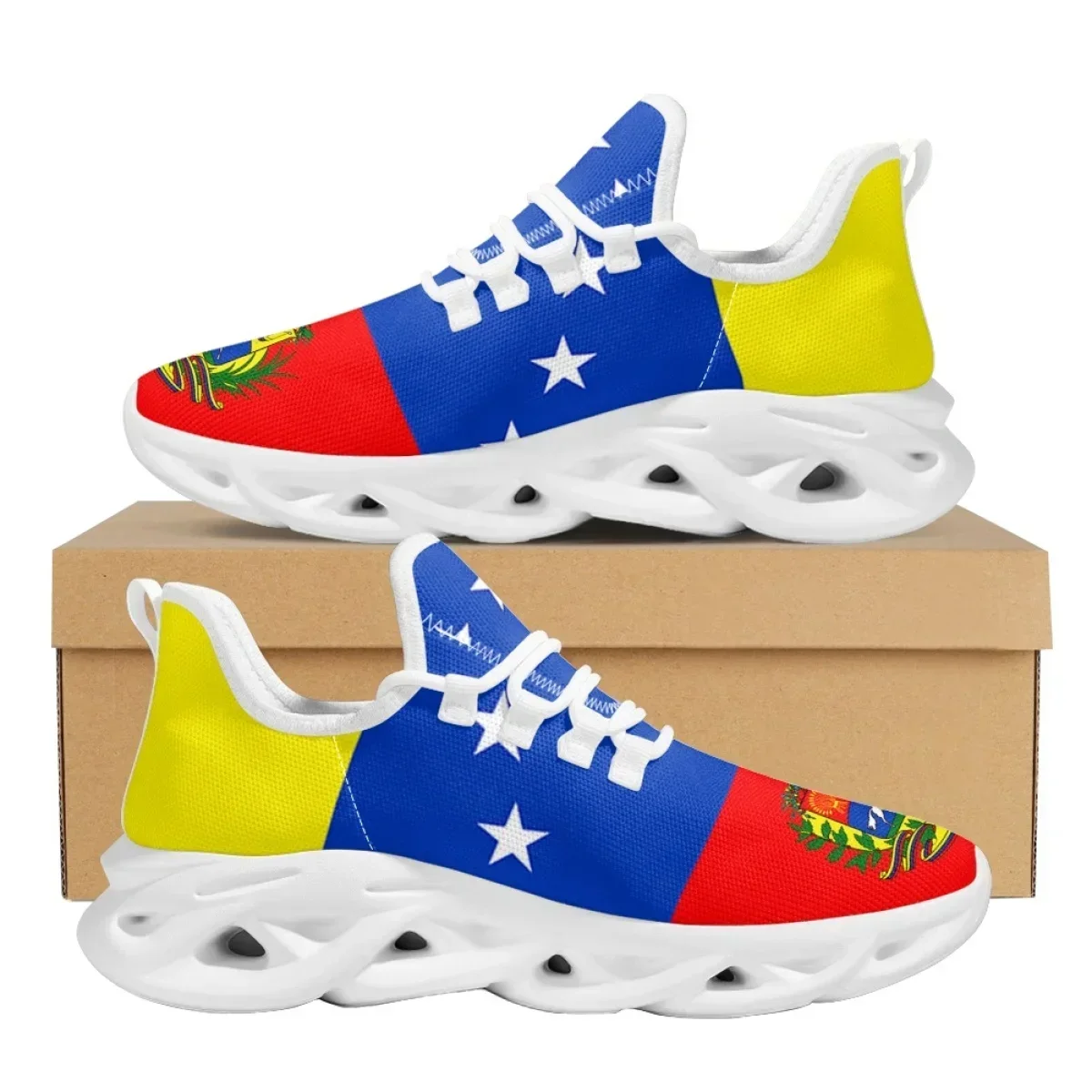 Women'S Fashion Running Shoes - Venezuela vlag sneakers voor dames heren