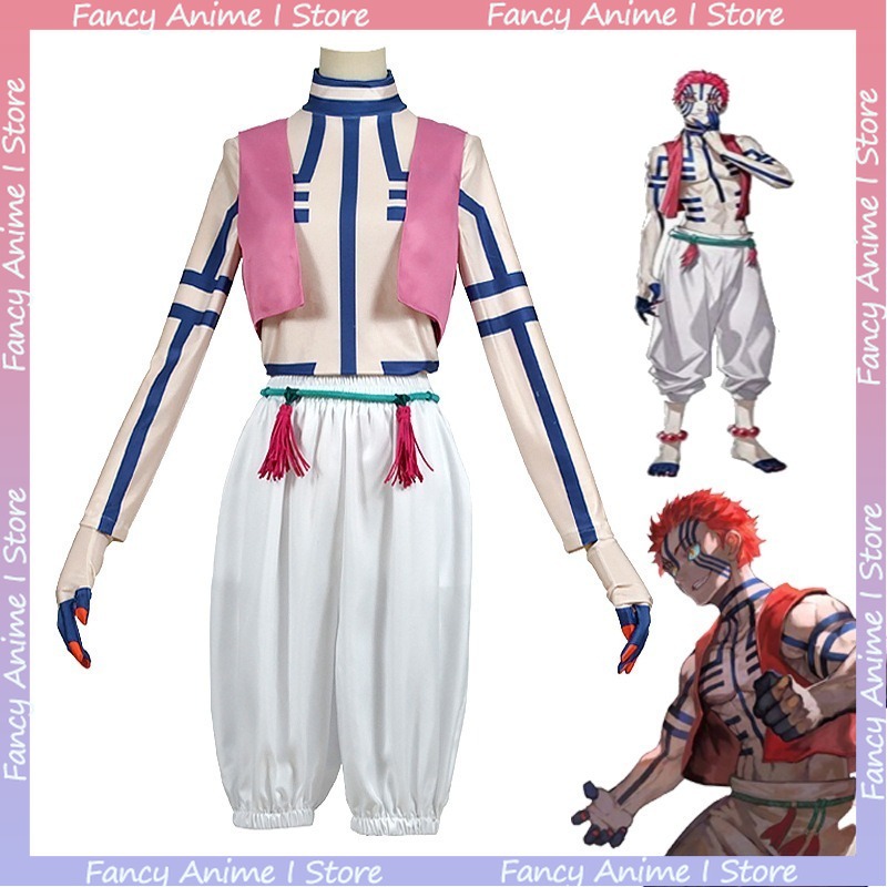 Women'S Fashion Korea - Anime Akaza Cosplay Kostuum Knap Volwassen