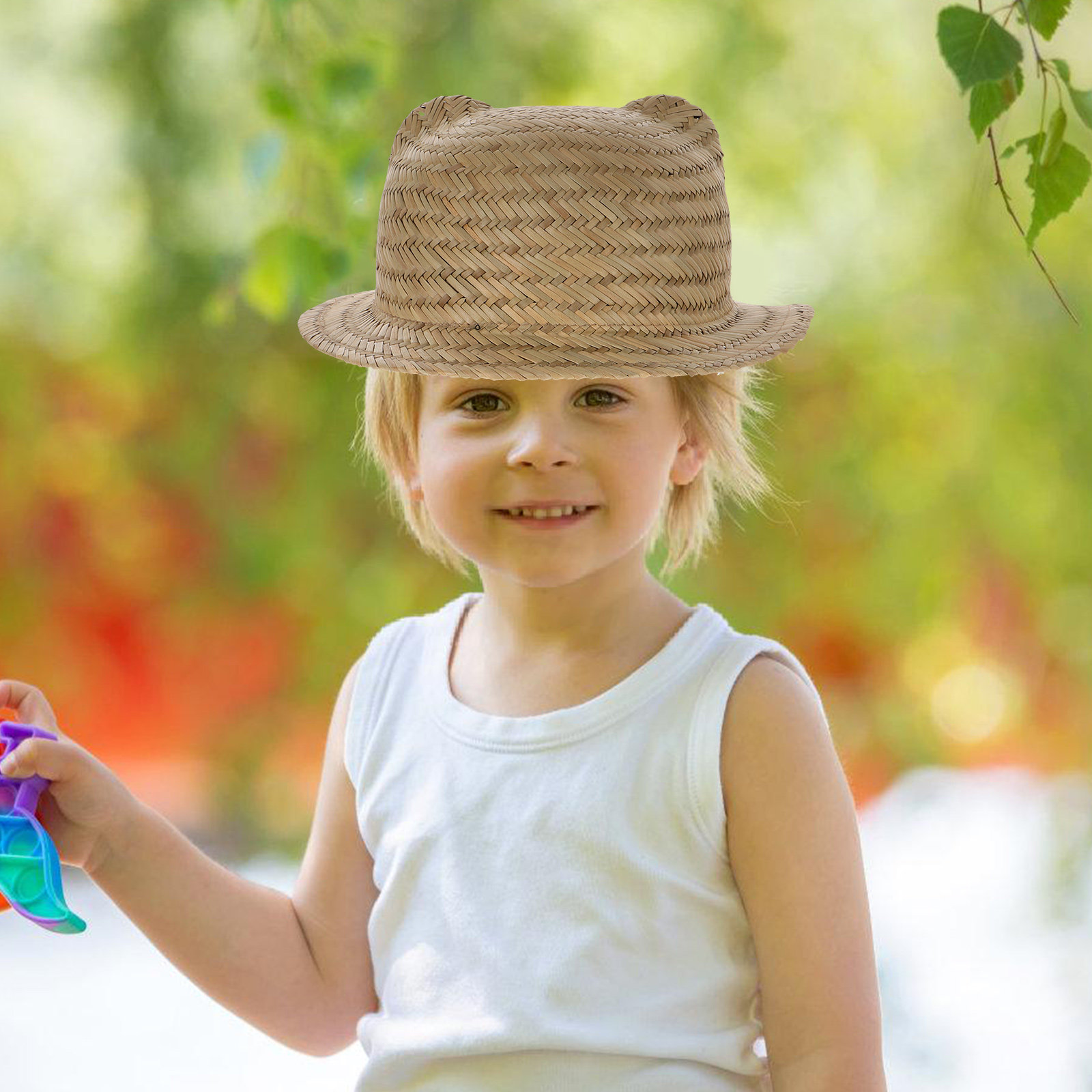 Straw Hat Summer - Zonnehoed voor kinderen met brede rand