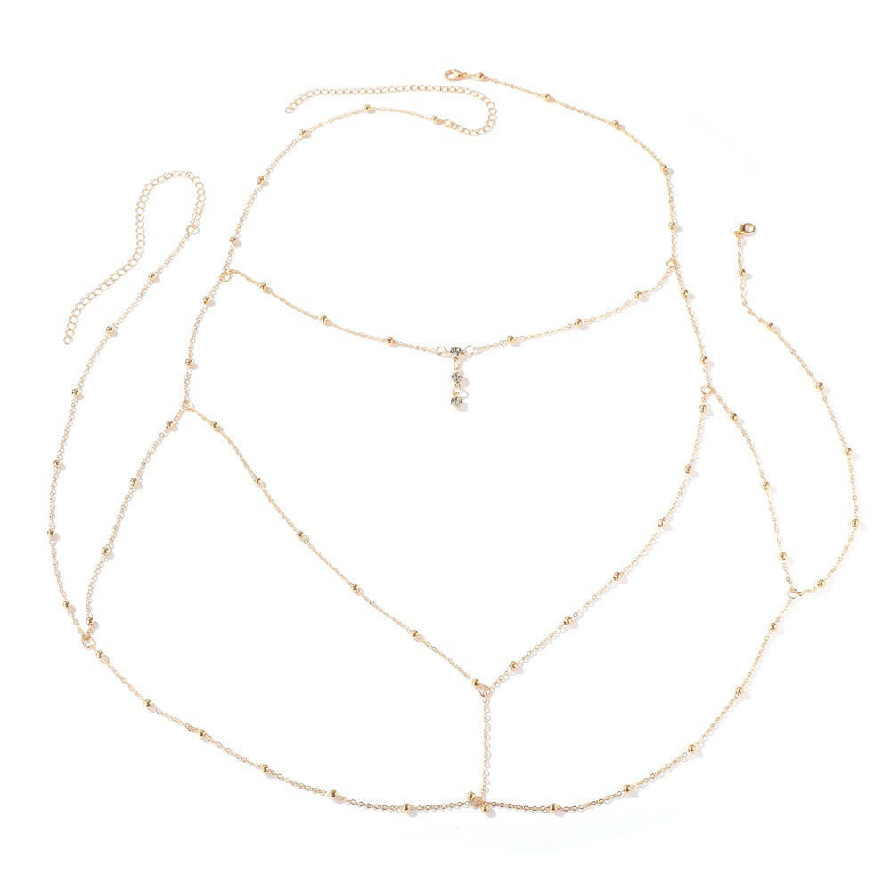 Women'S Fashion Harness - Sexy Kristal Borst Chain Harness Rvs
