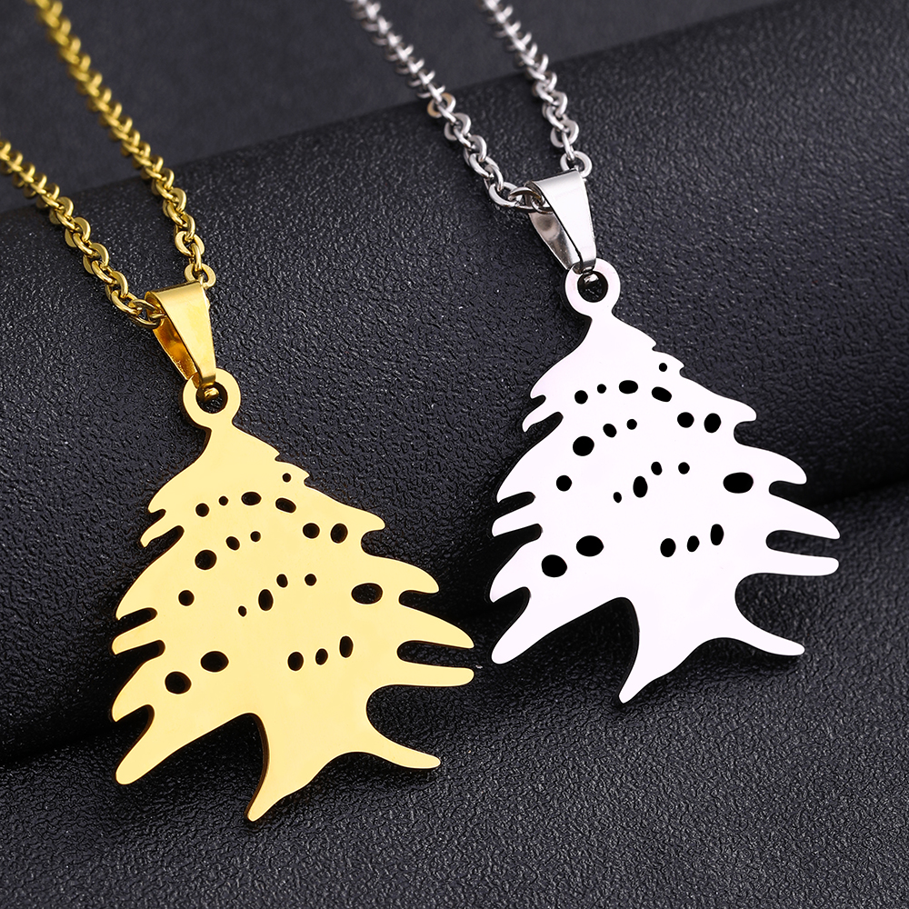 Women'S Fashion Guide - Libanon Kaart Ceder Vlag Hanger Ketting
