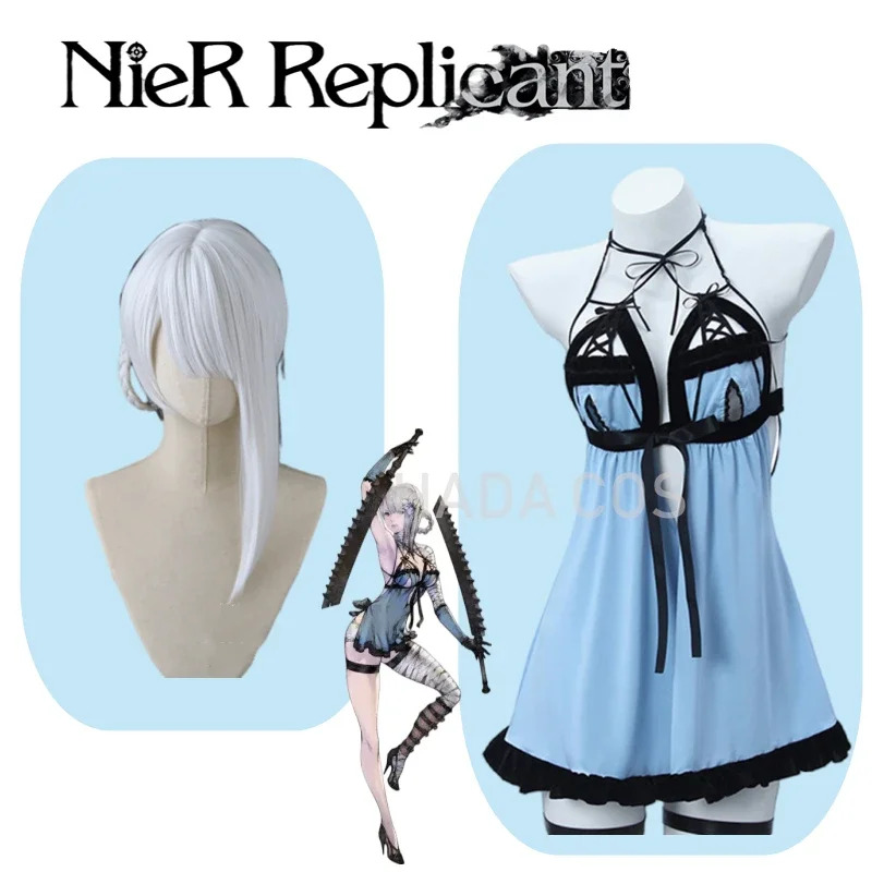 Knitted Vest Women - NewNieR RepliCant Kaine Cosplay Kostuums Volwassen