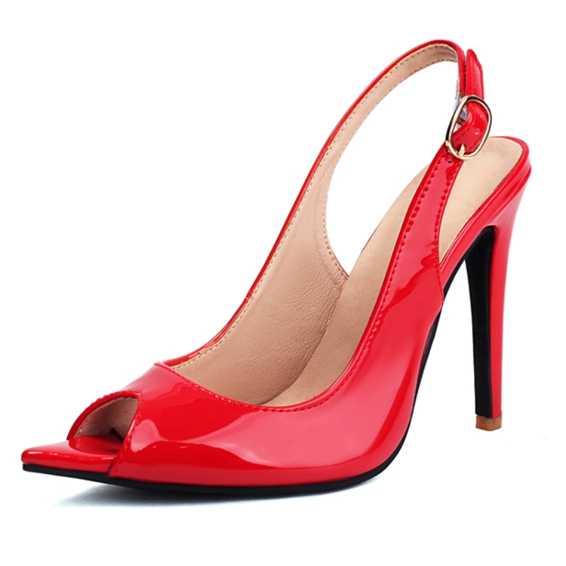 Women'S Fashion Trends 2025 - Sexy Rode Dames Sandalen Zomer Schoenen