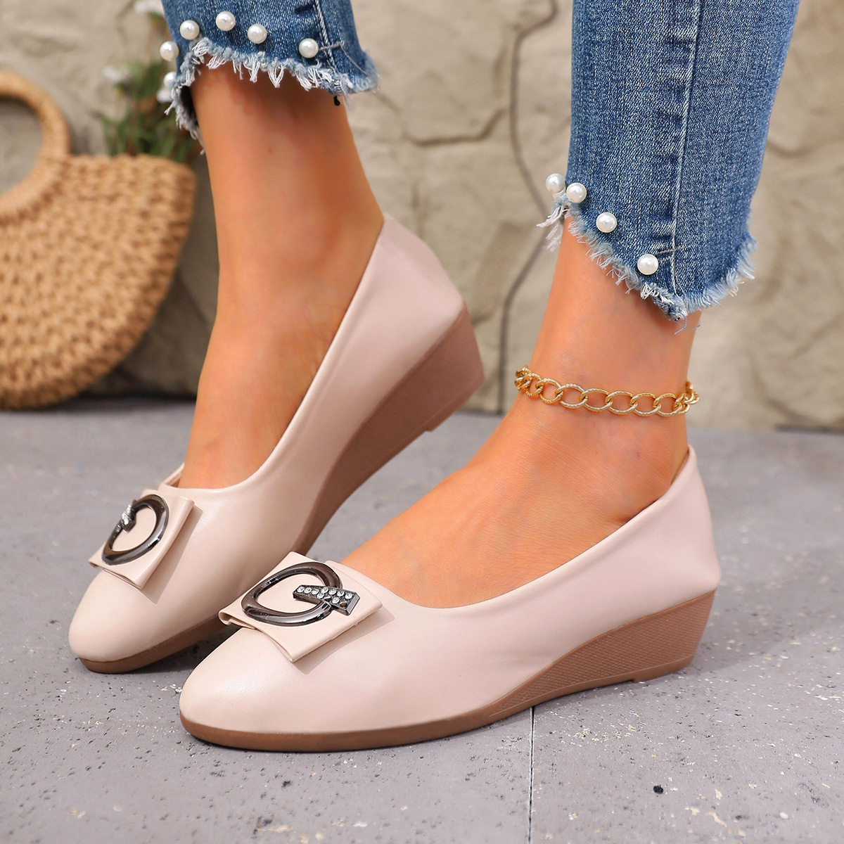 Women'S Fashion Quick Delivery - Luxe merk dames strass lederen pumps