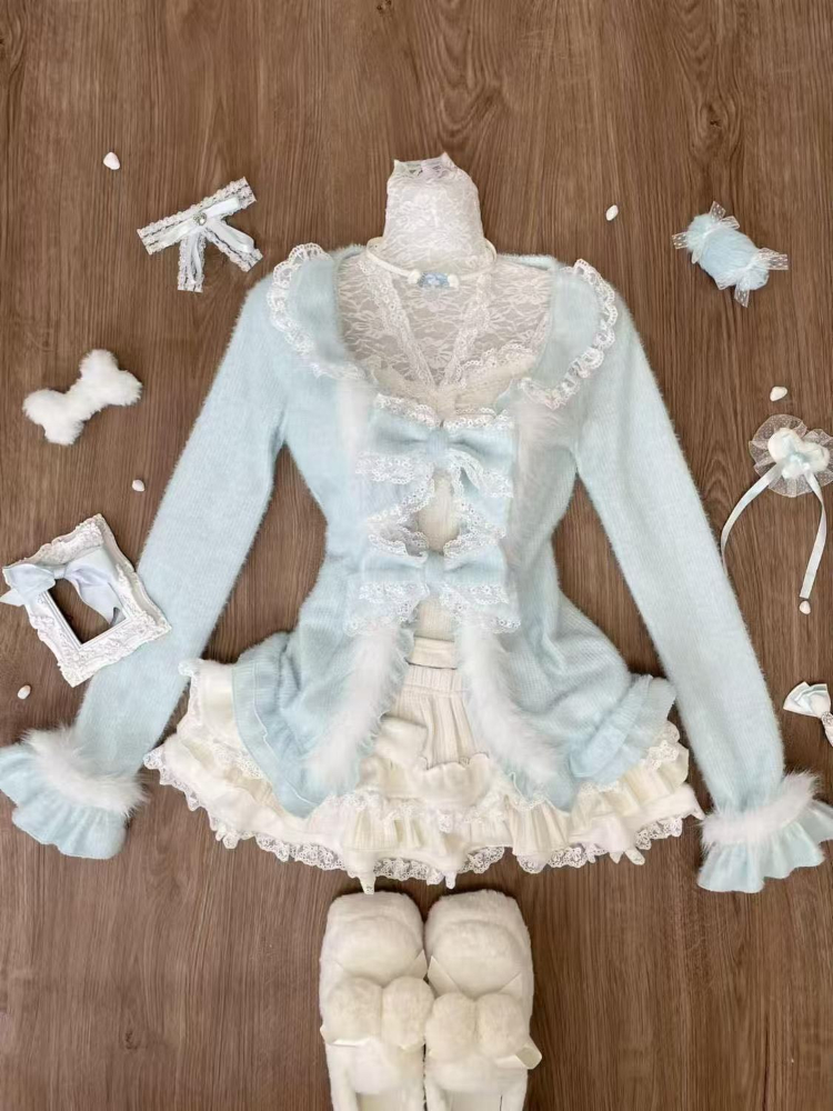 Women'S Fashion Knitwear - Japanse Zoete Lolita 3-delige set Vrouwen