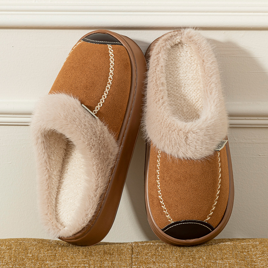 Women Fashion Store - Mode Dames Slippers Winter Zachte Dikke