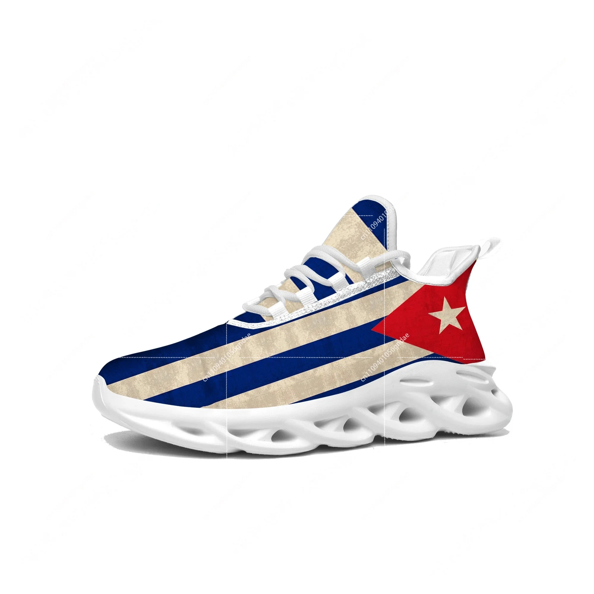 Women'S Fashion Running Shoes - Cubaanse vlag Flats Sneakers Heren Dames