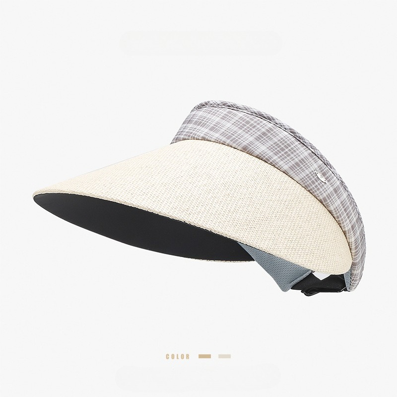 Straw Hat Summer - Damesmode Zonnehoeden Draagbare Clip-stijl Zomerpetten Outdoor