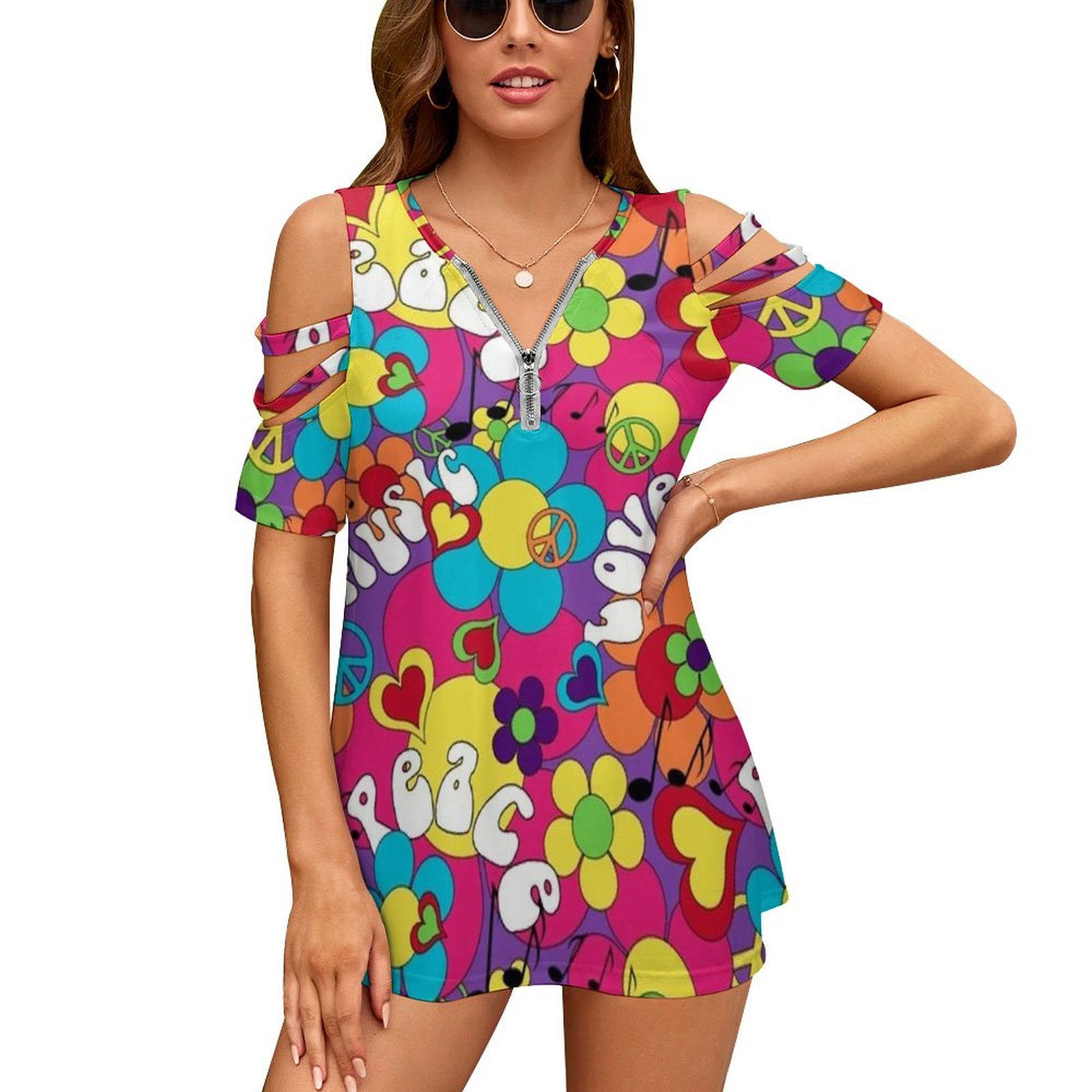 Women'S Fashion In The 1960S - Jaren 1960 Psychedelische Hippie Kleuren Nieuwe