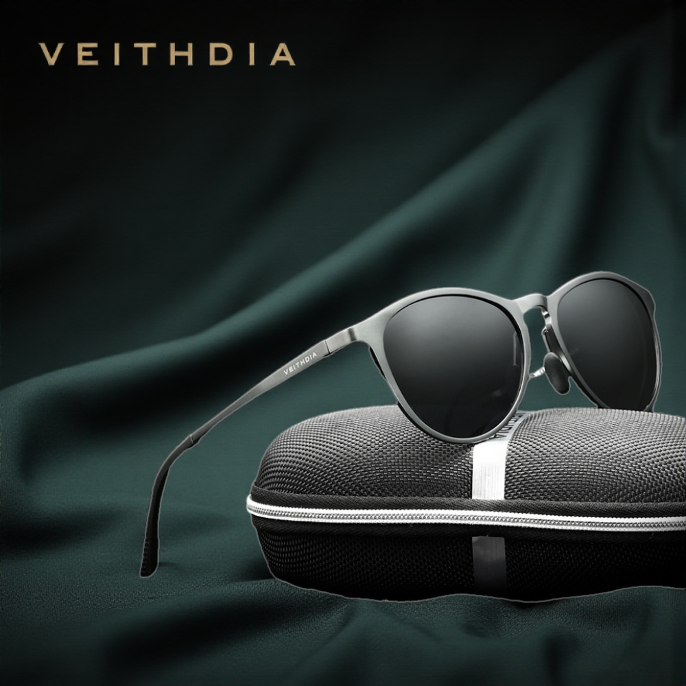 Women'S Fashion Eyeglass Frames - VEITHDIA Klassieke mode gepolariseerde zonnebril UV400