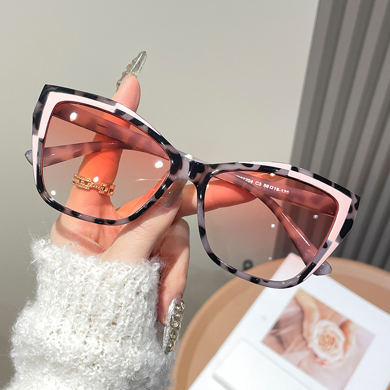 Women'S Fashion Eyeglass Frames - Dames Color Block Cat Eye Brilmonturen