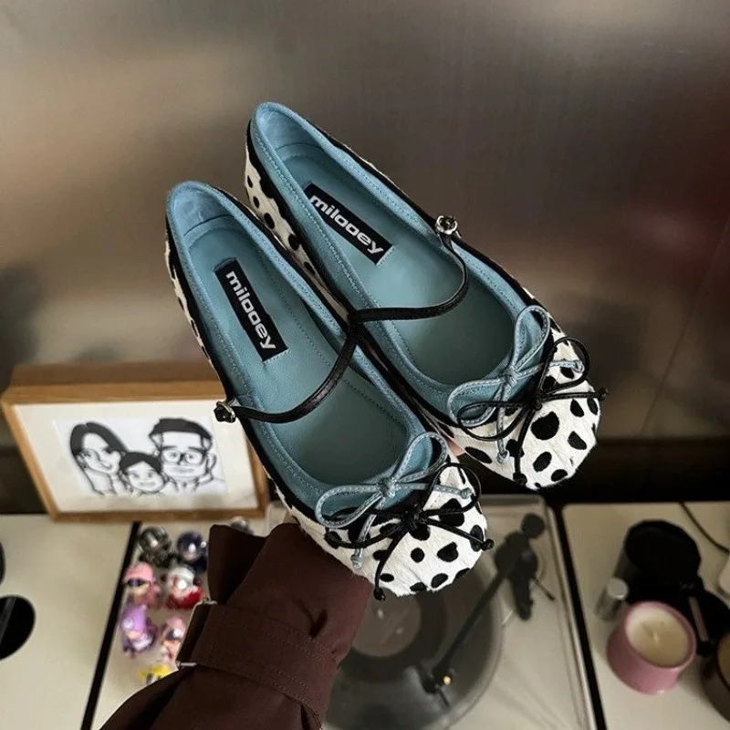 Women Fashion Store - 2026 Franse platte ballerina's met ronde