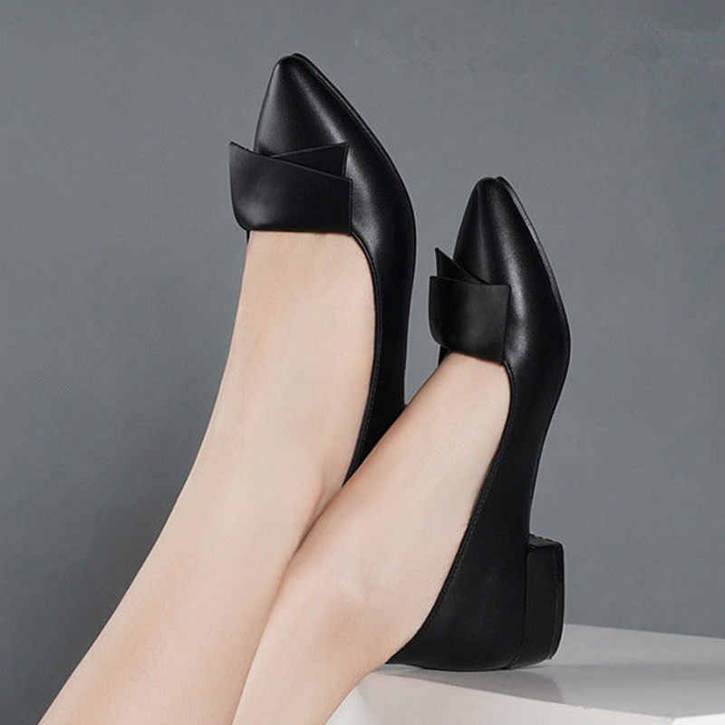 Women'S Fashion Quick Delivery - Puntige neus Lage hak Elegante damespompen