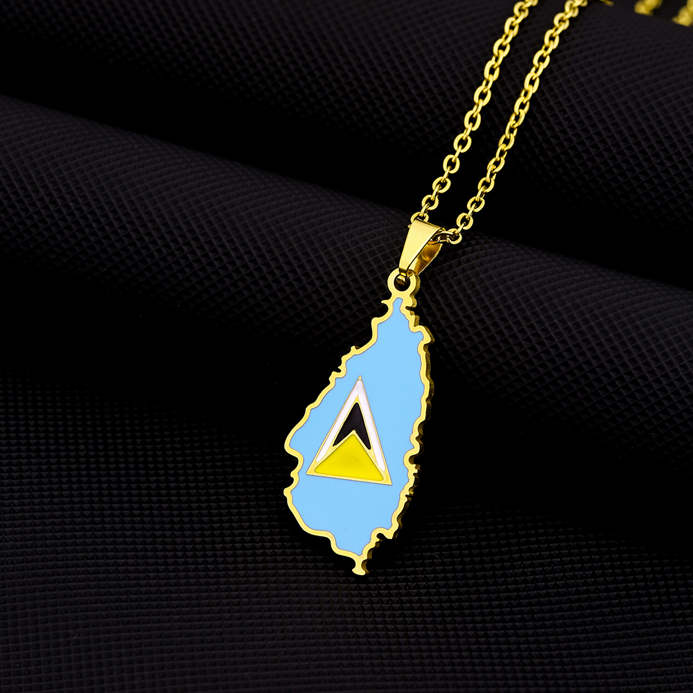 Women'S Fashion Guide - Mode Saint Lucia Eiland Kaart Vlag
