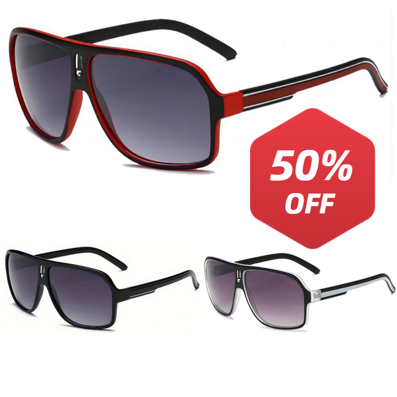 Women'S Fashion Eyewear - Grote gebogen modieuze bril in retrostijl,