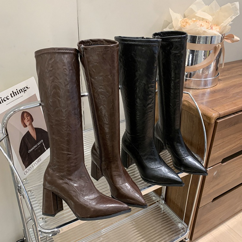 Women'S Fashion Boots 2025 - Vrouwen Schoenen 2025 Herfst Winter Knie