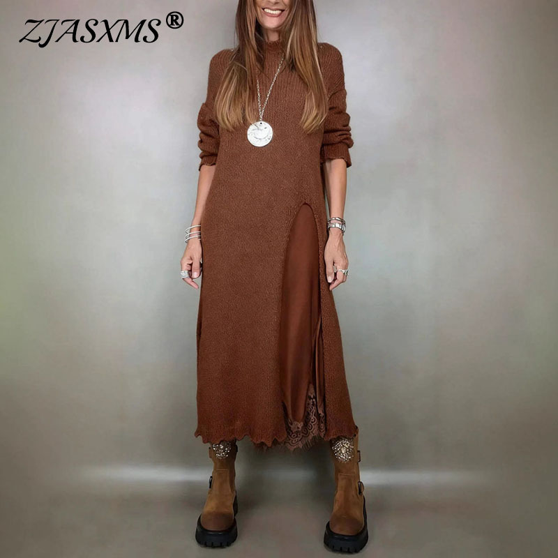 Women'S Fashion Knitwear - Nieuwe herfst winter 2-delige set vrouwen