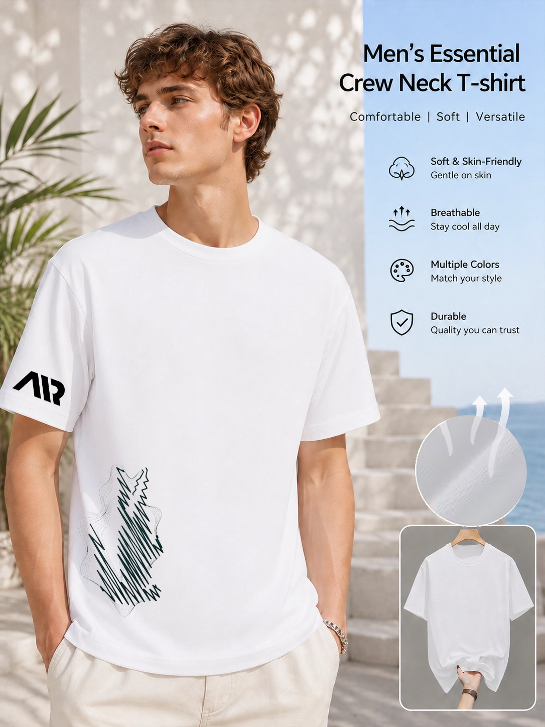 Women Fashion Japan - Zomer-T-shirt voor heren en dames, modieus