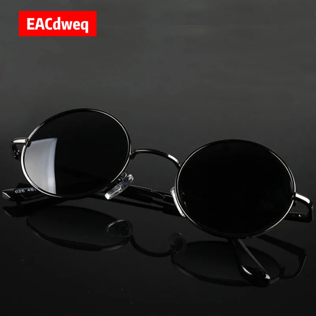 Women'S Fashion Eyeglass Frames - Retro Vintage Ronde Zonnebril Heren Merk
