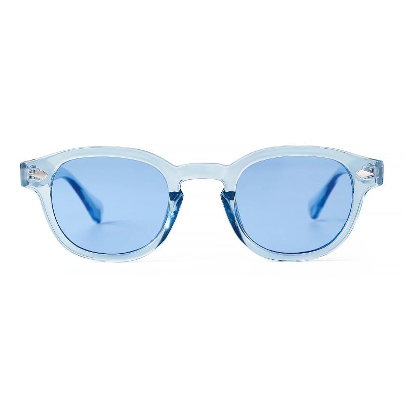 Mode transparante blauwe ronde - Women'S Fashion Eyewear recensie en prijs