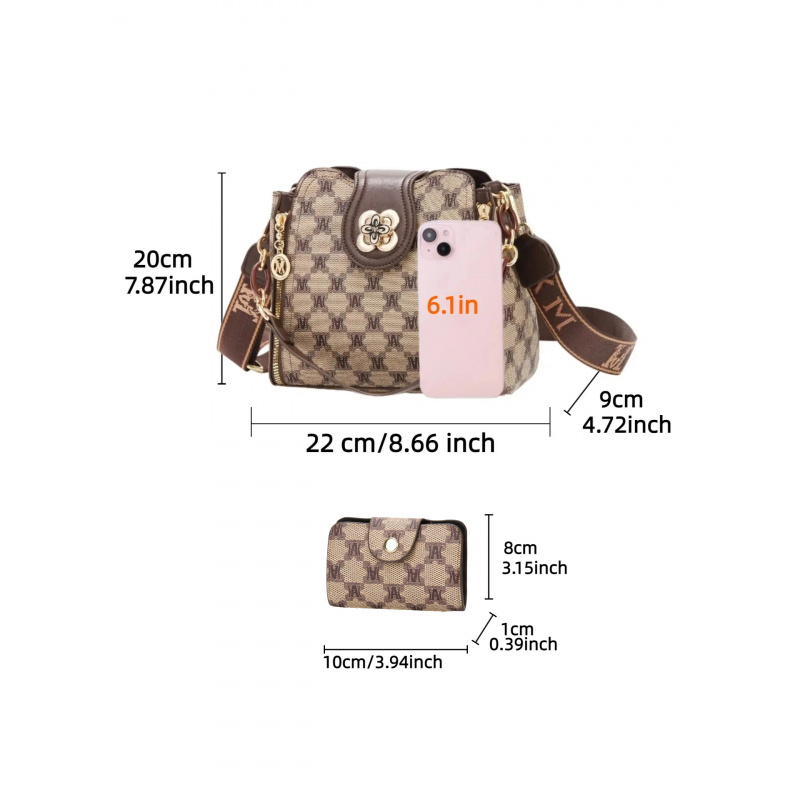 vintage schoudertas met letter - Crossbody Bag Women recensie en prijs