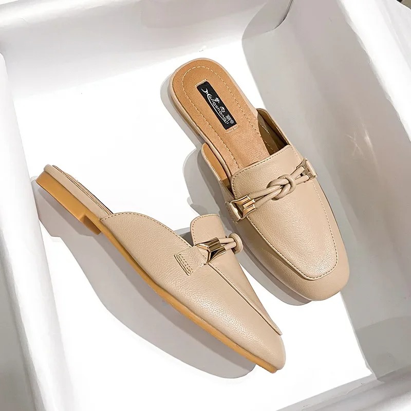 Damesschoenen Mode Baotou Halv - Women'S Fashion Korea recensie en prijs