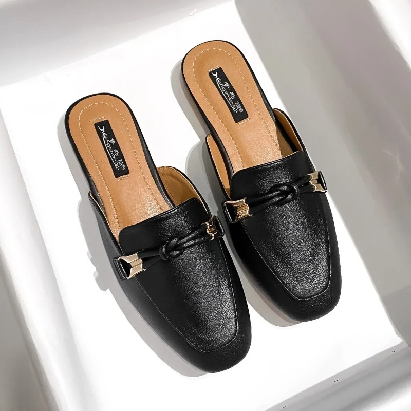 Damesschoenen Mode Baotou Halv - Women'S Fashion Korea recensie en prijs