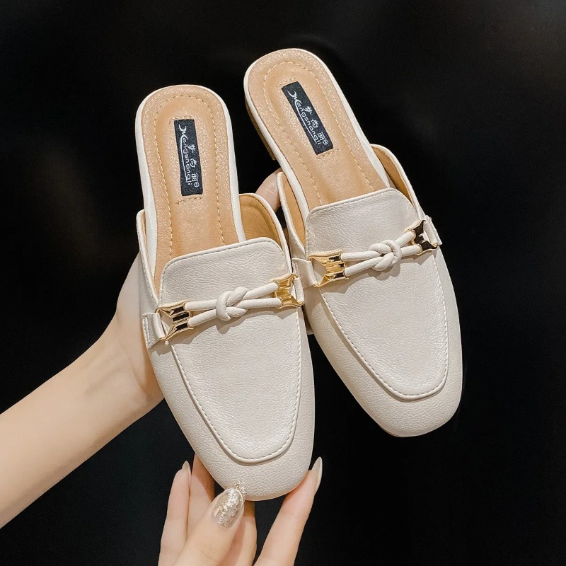 Damesschoenen Mode Baotou Halv - Women'S Fashion Korea recensie en prijs