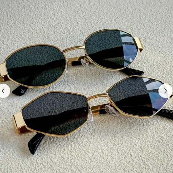 Trendy ronde metalen zonnebril - Women'S Fashion Eyewear recensie en prijs