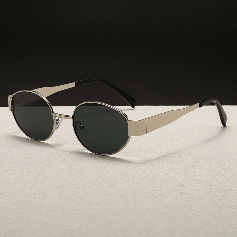 Trendy ronde metalen zonnebril - Women'S Fashion Eyewear recensie en prijs