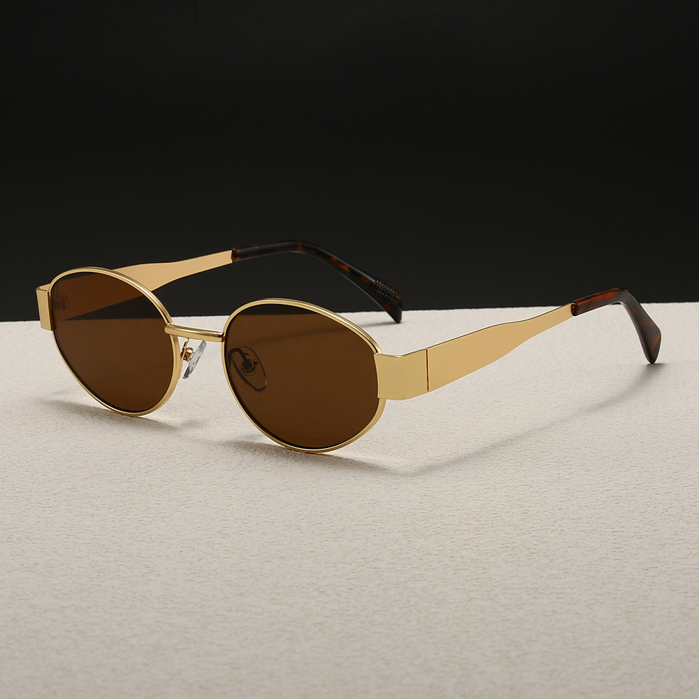 Trendy ronde metalen zonnebril - Women'S Fashion Eyewear recensie en prijs