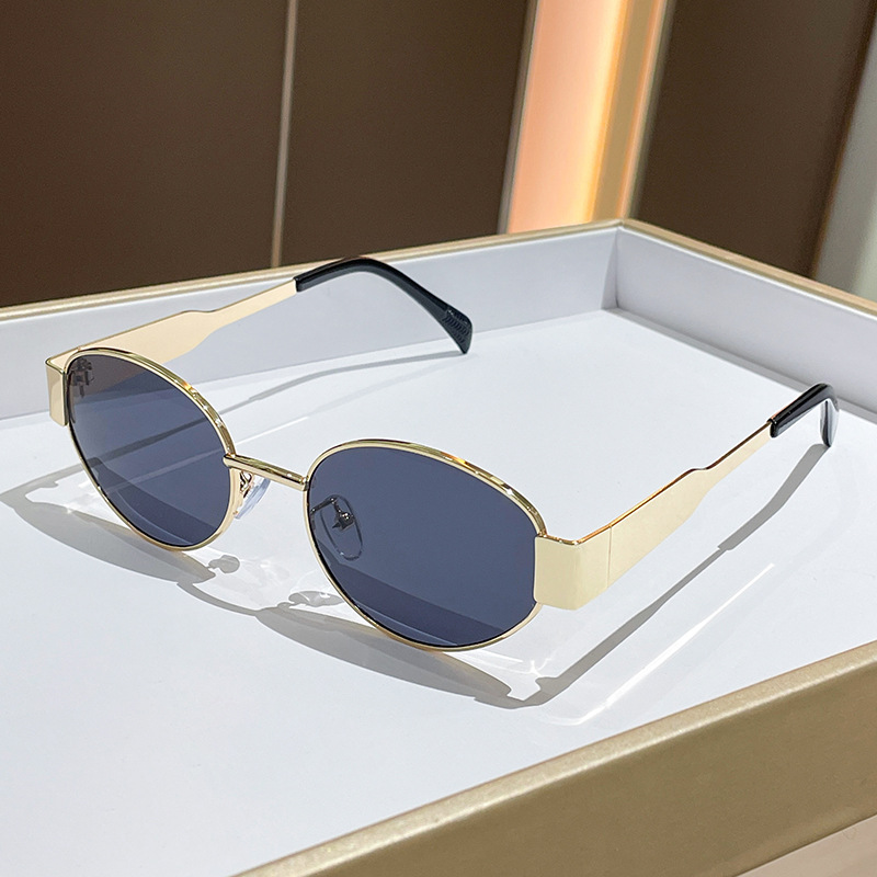 Trendy ronde metalen zonnebril - Women'S Fashion Eyewear recensie en prijs