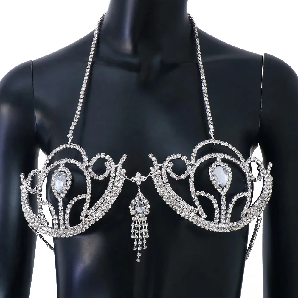 Luxe Strass Bikini Bh Geometri - Women'S Fashion Harness recensie en prijs