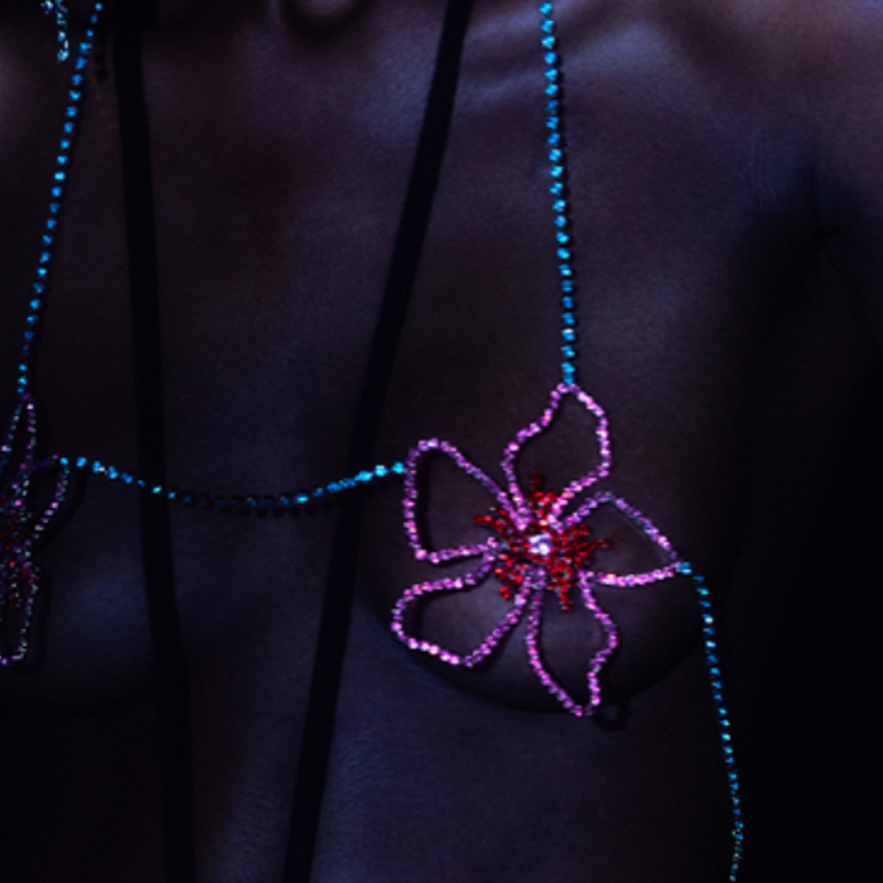 Stonefans Roze Bloem Borst Ket - Women'S Fashion Harness recensie en prijs