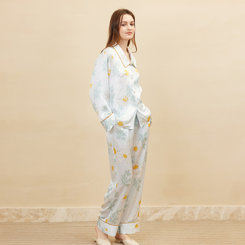 Mode Daisy Print Pyjama Dames  - Women'S Fashion Suit recensie en prijs