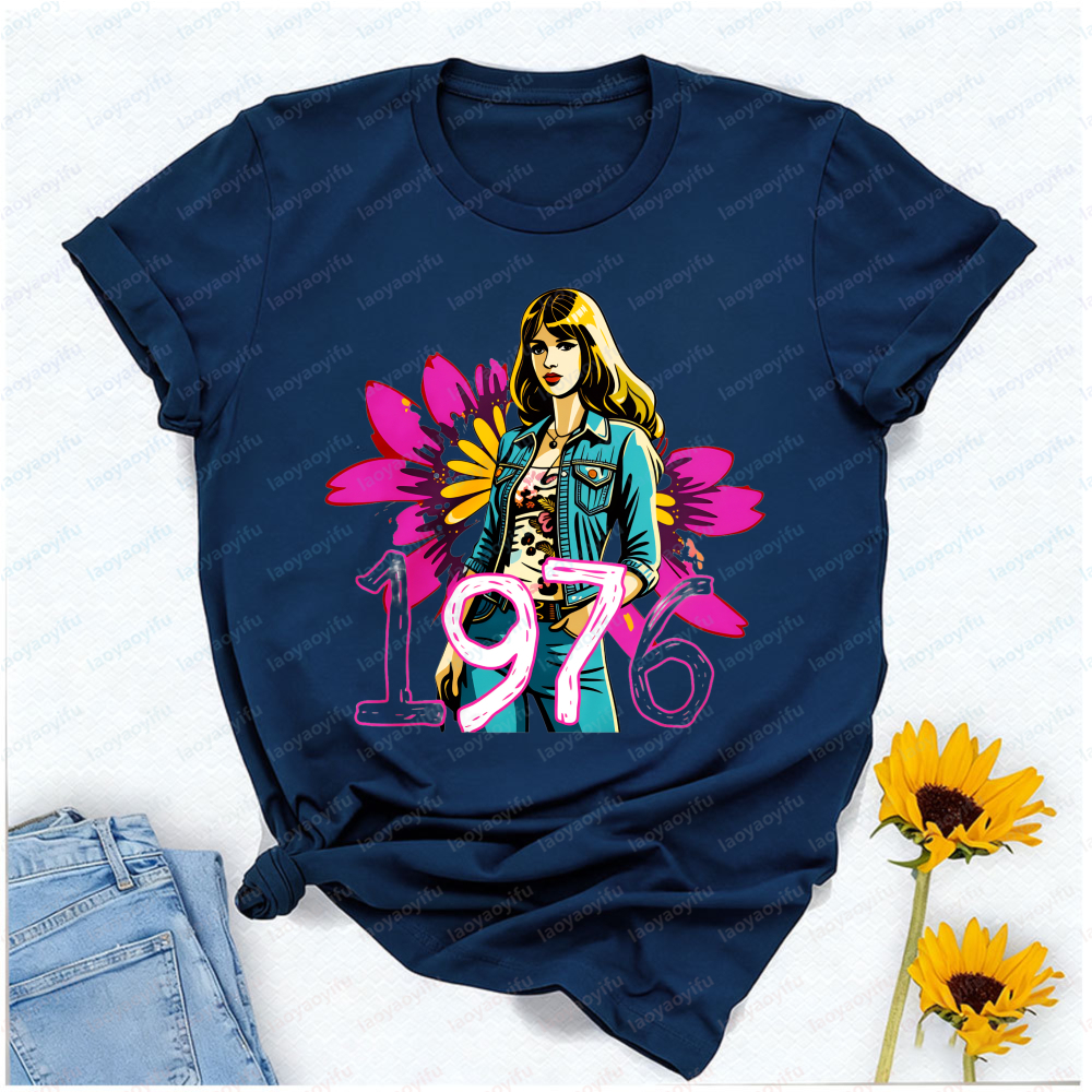1976 Retro Groovy Girl T-shirt - Women'S Fashion Of The 70S recensie en prijs