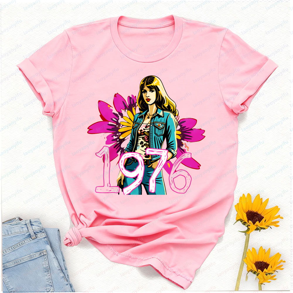 1976 Retro Groovy Girl T-shirt - Women'S Fashion Of The 70S recensie en prijs