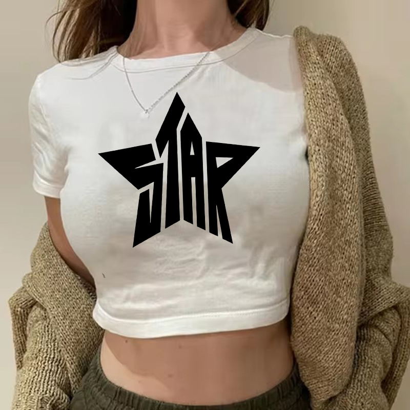 T-shirt Vrouwelijke 90s Y2K Kl - Women'S Fashion In The 90S recensie en prijs