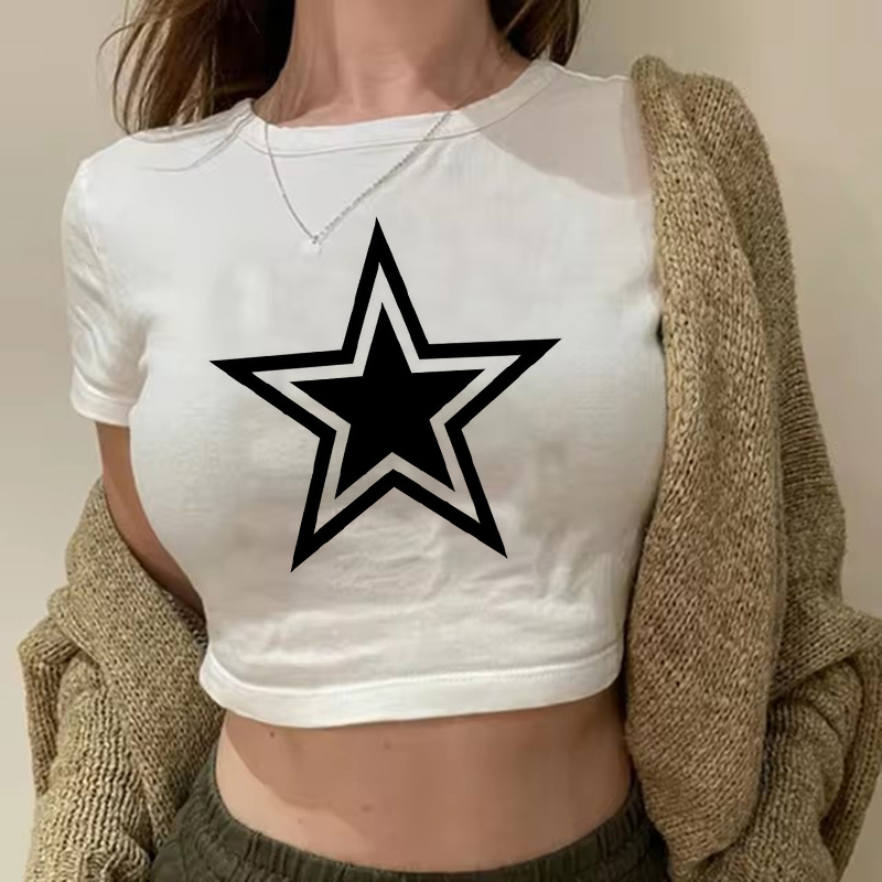 T-shirt Vrouwelijke 90s Y2K Kl - Women'S Fashion In The 90S recensie en prijs