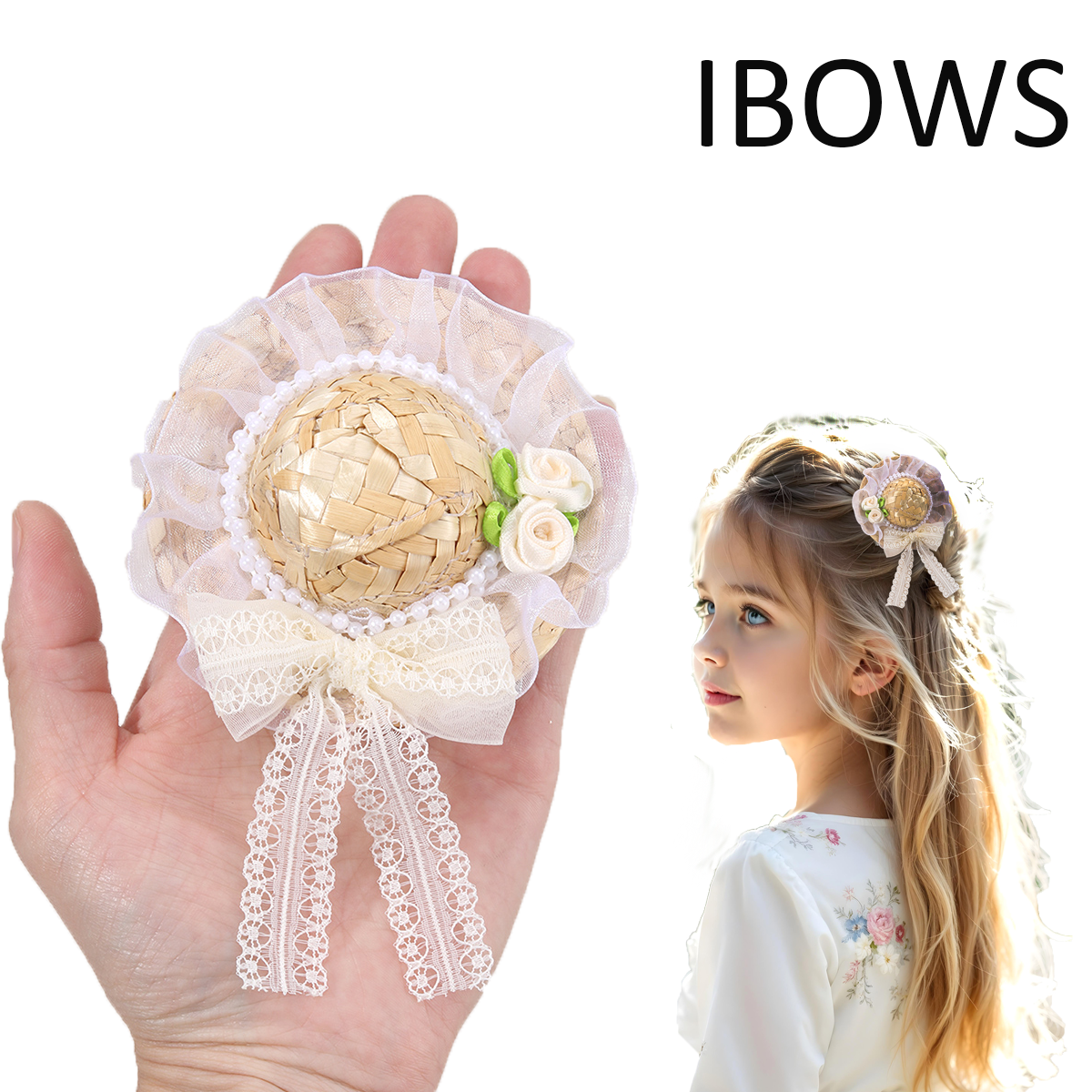 Nieuwe Mini Strohoed Haar Clip - Straw Hat Summer recensie en prijs