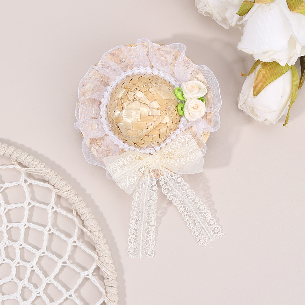 Nieuwe Mini Strohoed Haar Clip - Straw Hat Summer recensie en prijs