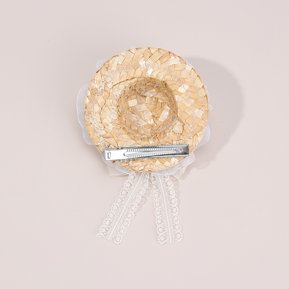 Nieuwe Mini Strohoed Haar Clip - Straw Hat Summer recensie en prijs