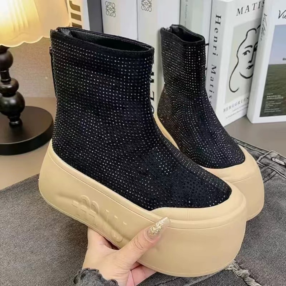 Luxe strass dameslaarzen mode  - Women'S Fashion Korea recensie en prijs