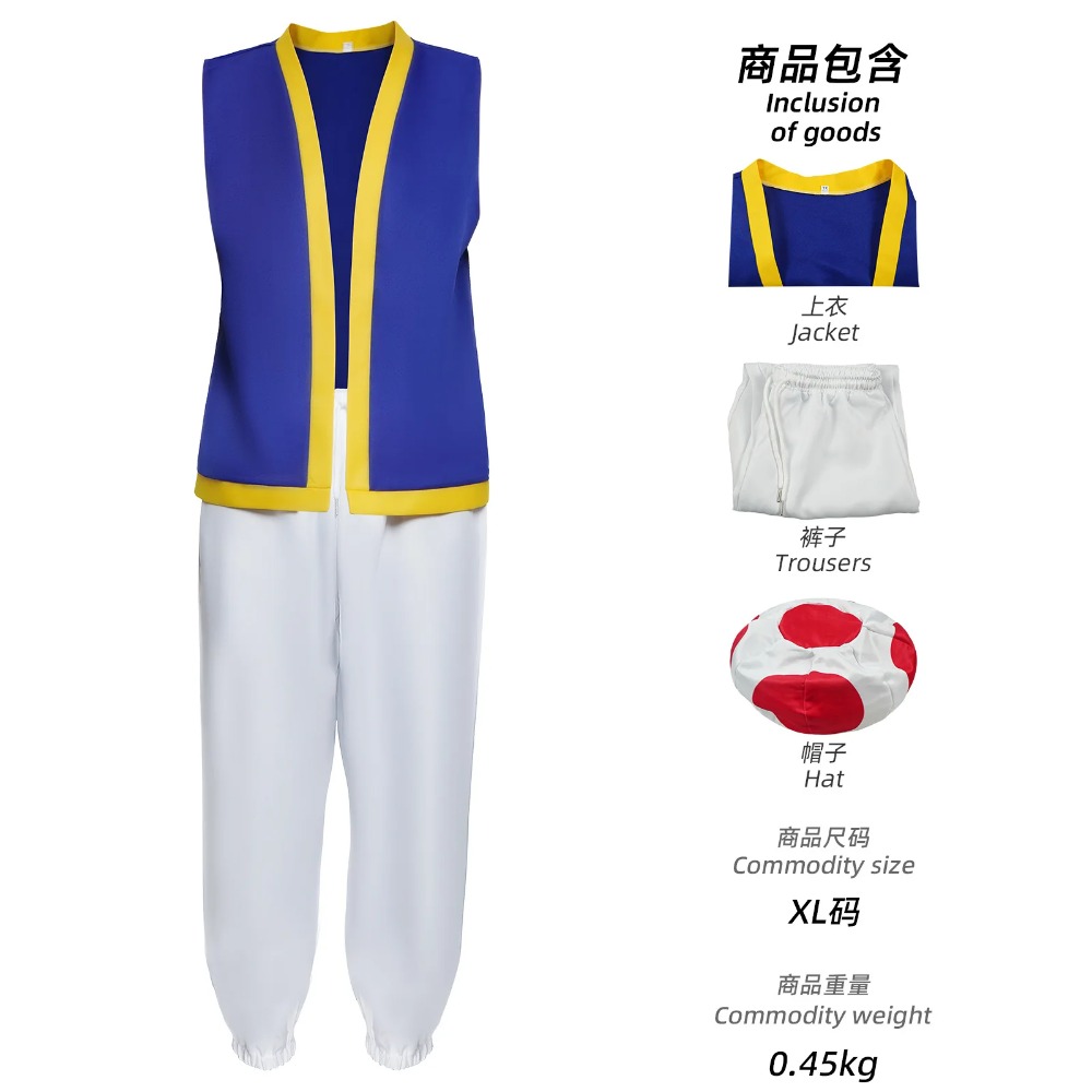 Kinopio-Sombrero De Cosplay De - Knitted Vest Women recensie en prijs