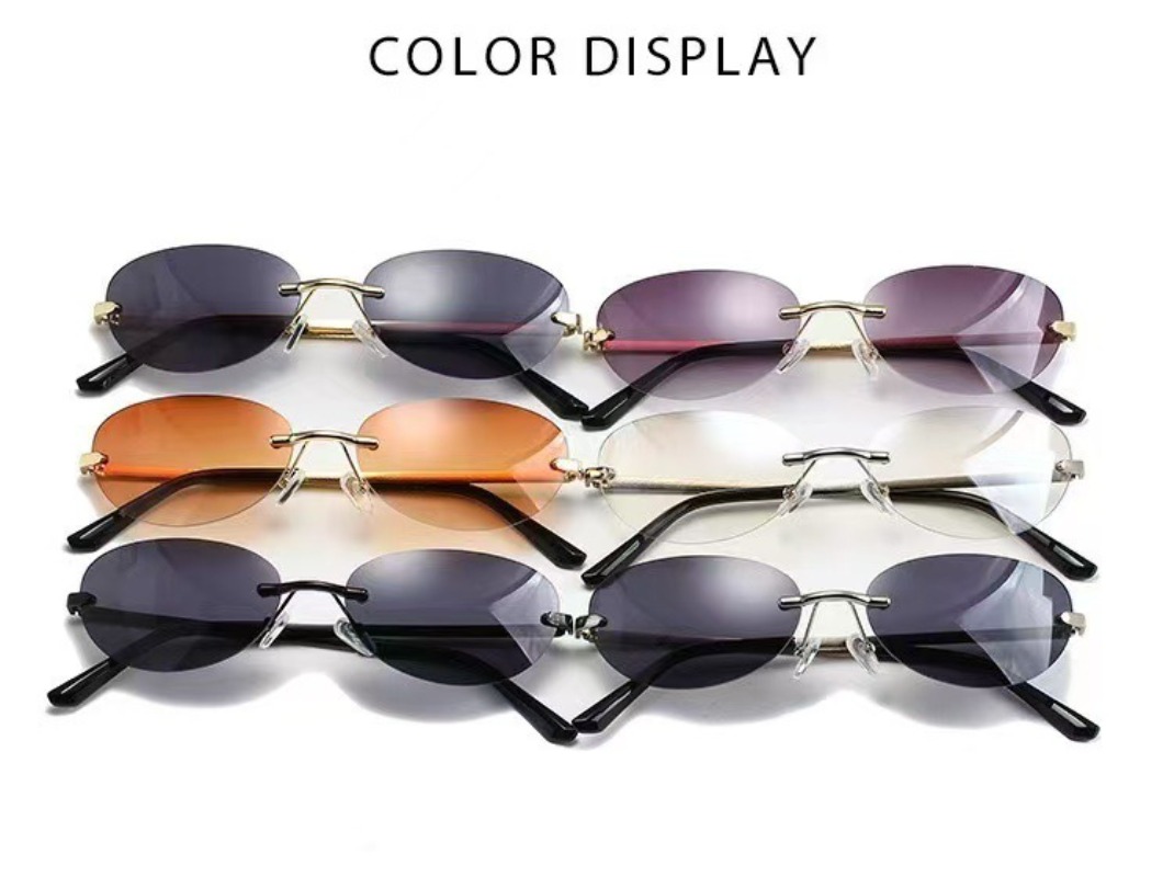 Randloze ovale zonnebril Dames - Women'S Fashion Eyeglass Frames recensie en prijs