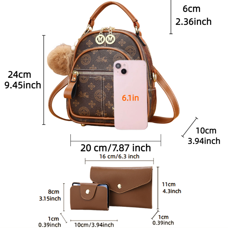 3-delige dames tasset, lichtge - Crossbody Bag Women recensie en prijs
