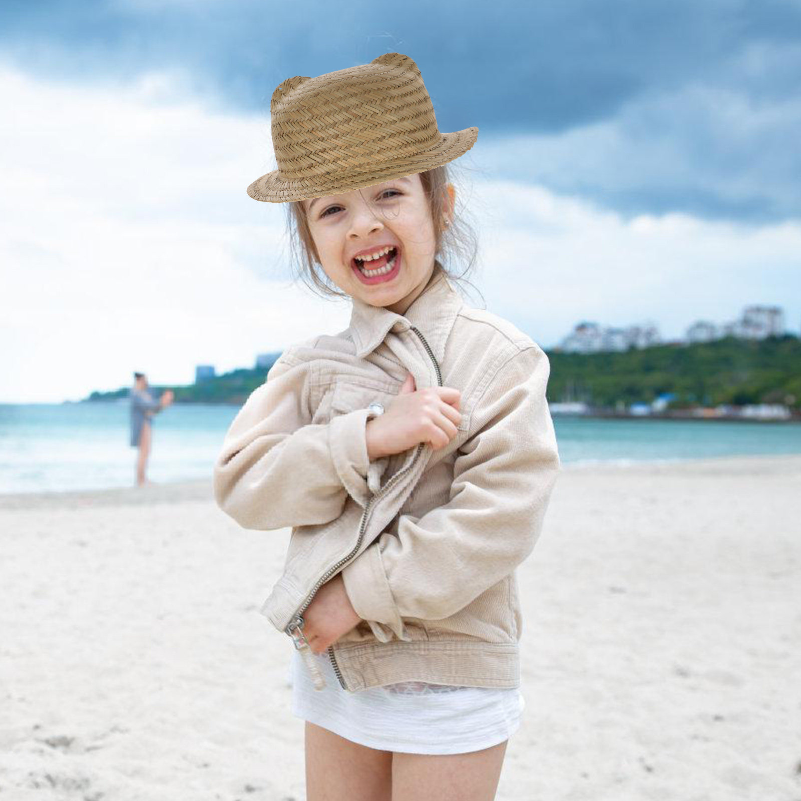 Zonnehoed voor kinderen met br - Straw Hat Summer recensie en prijs