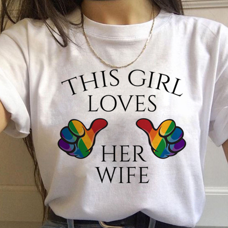 Lgbt Regenboog Harajuku T-shir - Women'S Fashion In The 90S recensie en prijs