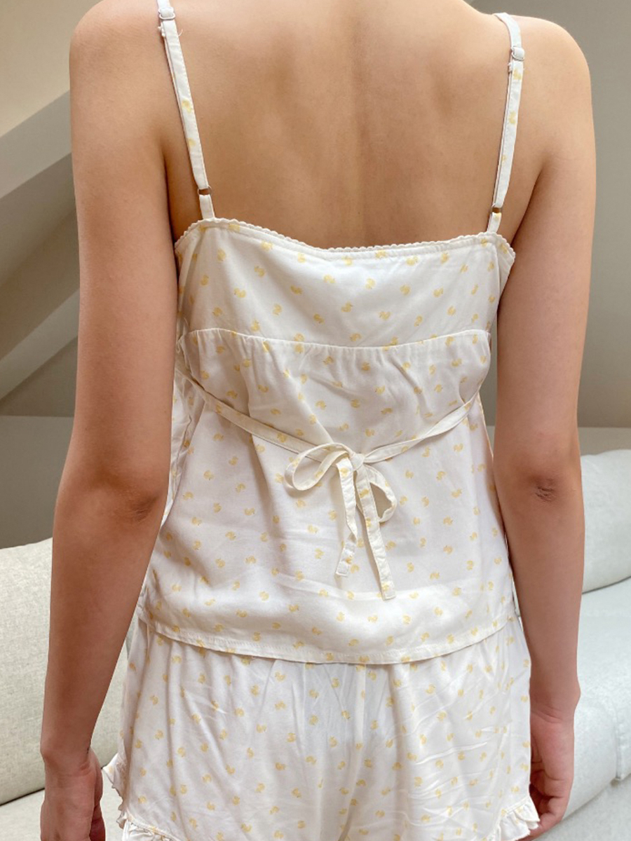 Lieflijk eendjes-setje voor da - Lace Trim Cami recensie en prijs